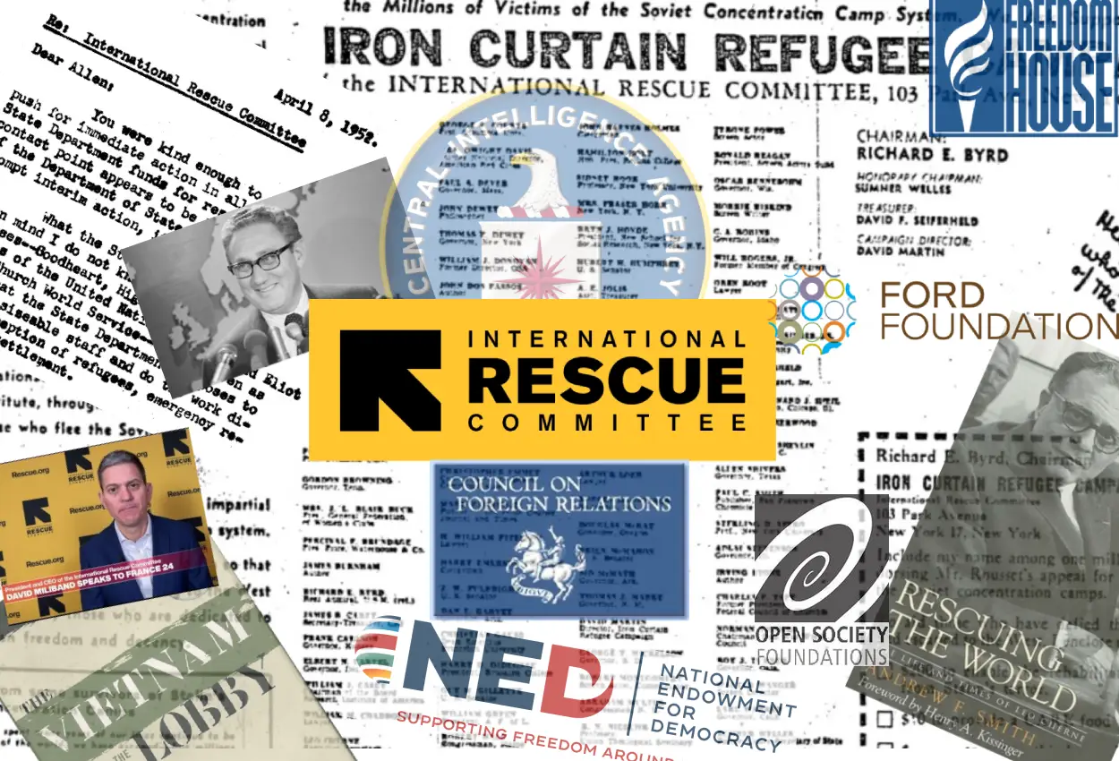 International Rescue Committee; Council on Foreign Relations; CIA; National Endowment for Democracy
Open Society Foundations: Vietnam Lobby